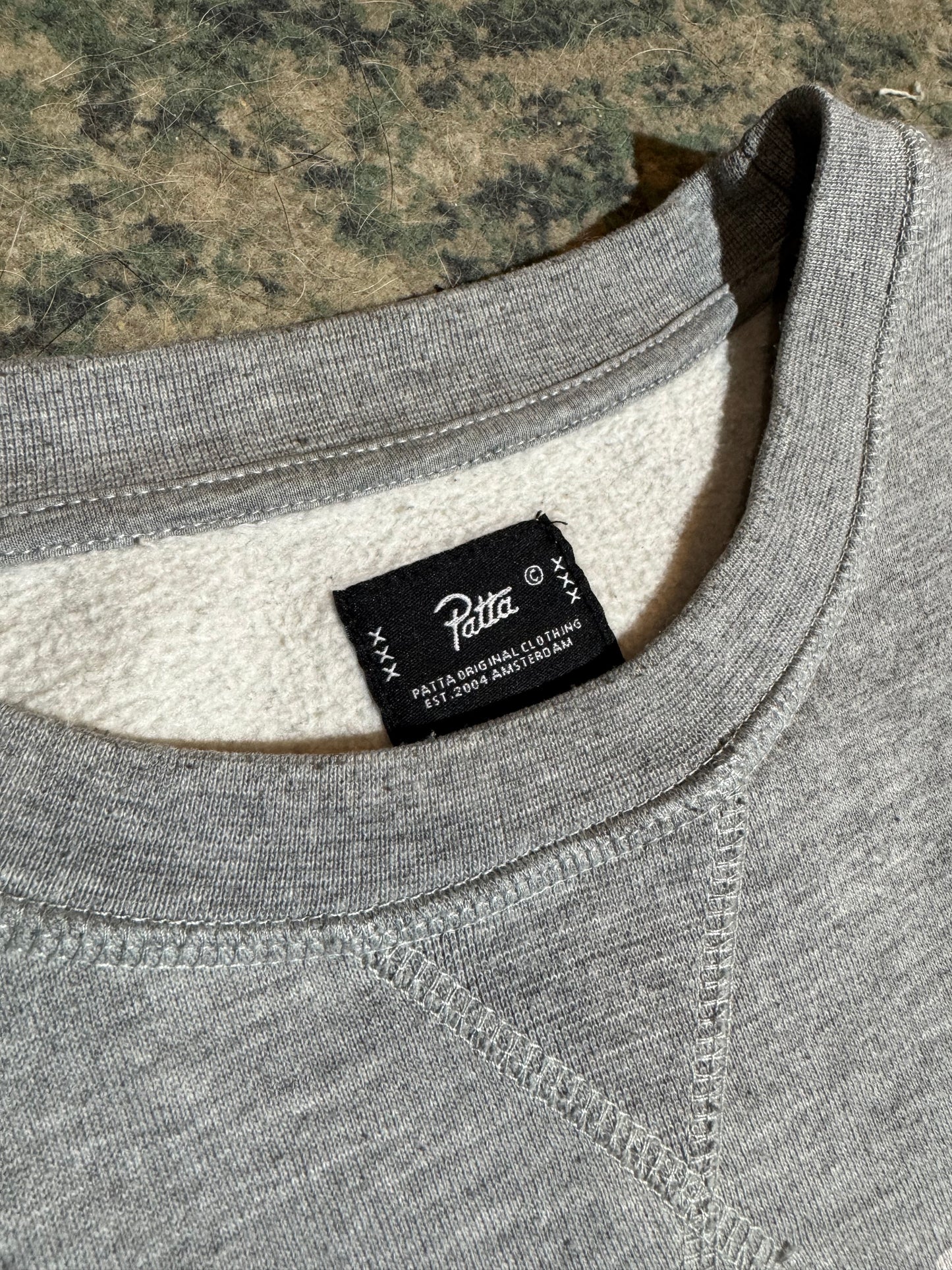 Felpa Patta - Light grey